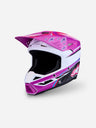 Alpinestars S-M3 Falcon Children's Helmet ECE 06 - Purple/White/Black/Pink Fluo Glossy