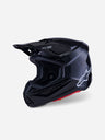 Casque Alpinestars Supertech M7 Solid ece06 - Noir Brillant