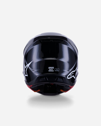 Casque Alpinestars Supertech M7 Solid ece06 - Noir Brillant