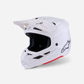 Alpinestars Supertech M7 Solid ece06 Helm – Glänzend Weiß