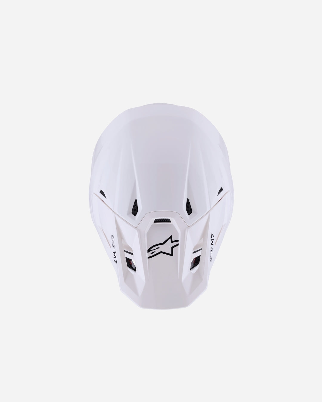 Casque Alpinestars Supertech M7 Solid ece06 - Blanc Brillant