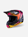 Casque Alpinestars Supertech M7 Rise ece06 - Noir/Jaune/Rose Brillant