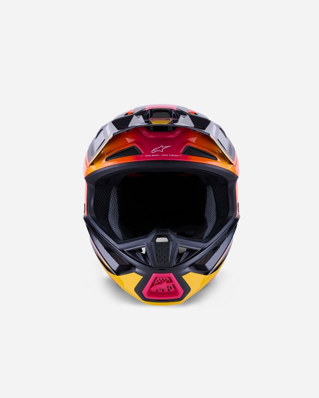 Casque Alpinestars Supertech M7 Rise ece06 - Noir/Jaune/Rose Brillant