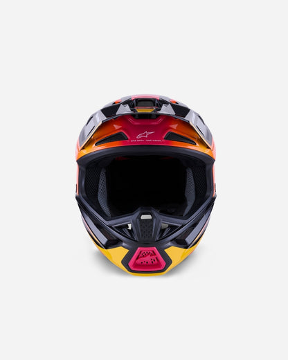 Casque Alpinestars Supertech M7 Rise ece06 - Noir/Jaune/Rose Brillant
