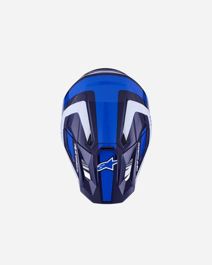 Casque Alpinestars Supertech M7 Rise ece06 - Bleu/Blanc Brillant