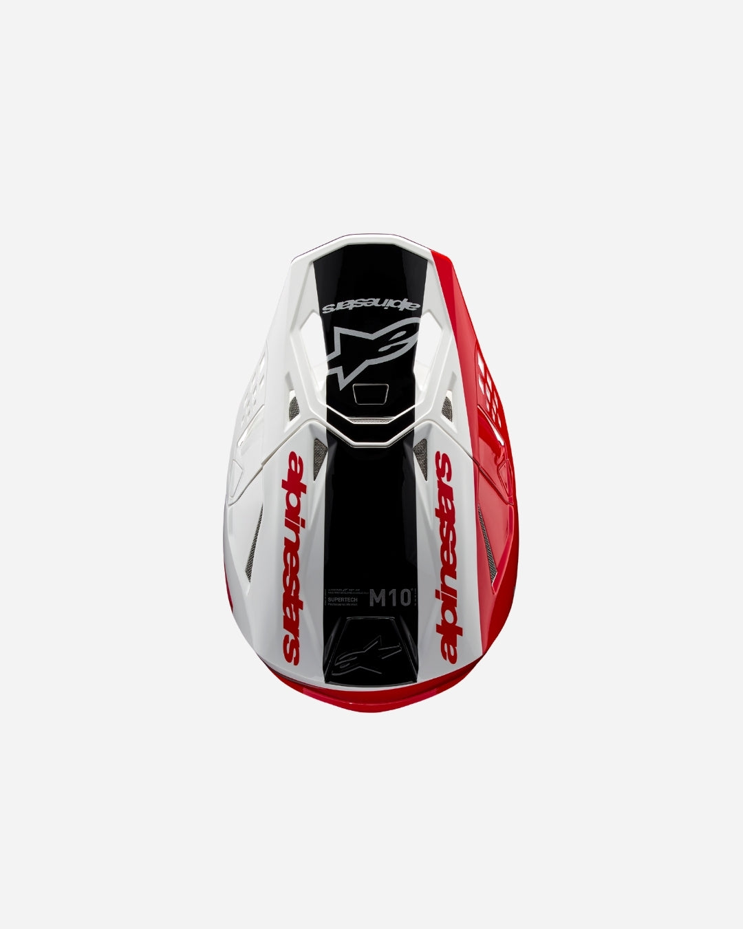 Casque Alpinestars Supertech M10 Ece06 - Blanc/Rouge