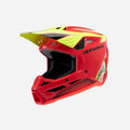 Alpinestars Supertech M3 Fray ece06 Children's Helmet - Red/Fluorescent Yellow/Glossy Black