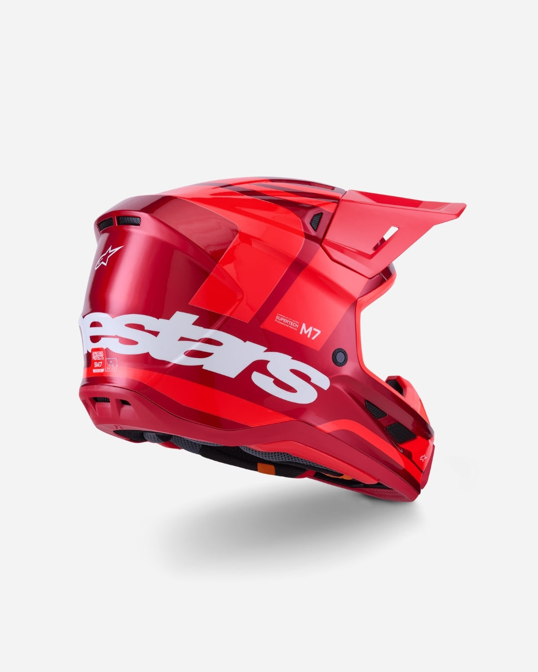Casque Alpinestars Supertech M7 Core ece06 - Rouge Brillant
