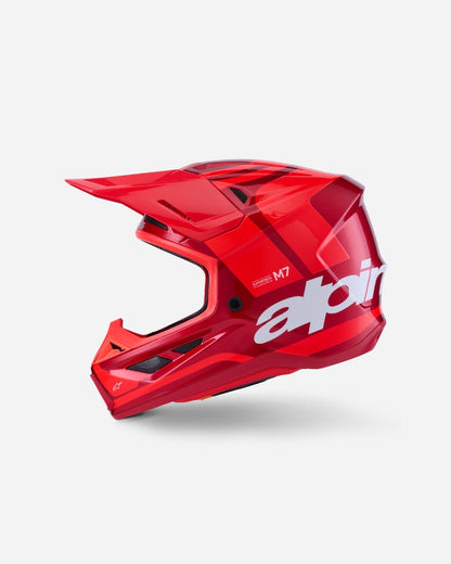 Casque Alpinestars Supertech M7 Core ece06 - Rouge Brillant