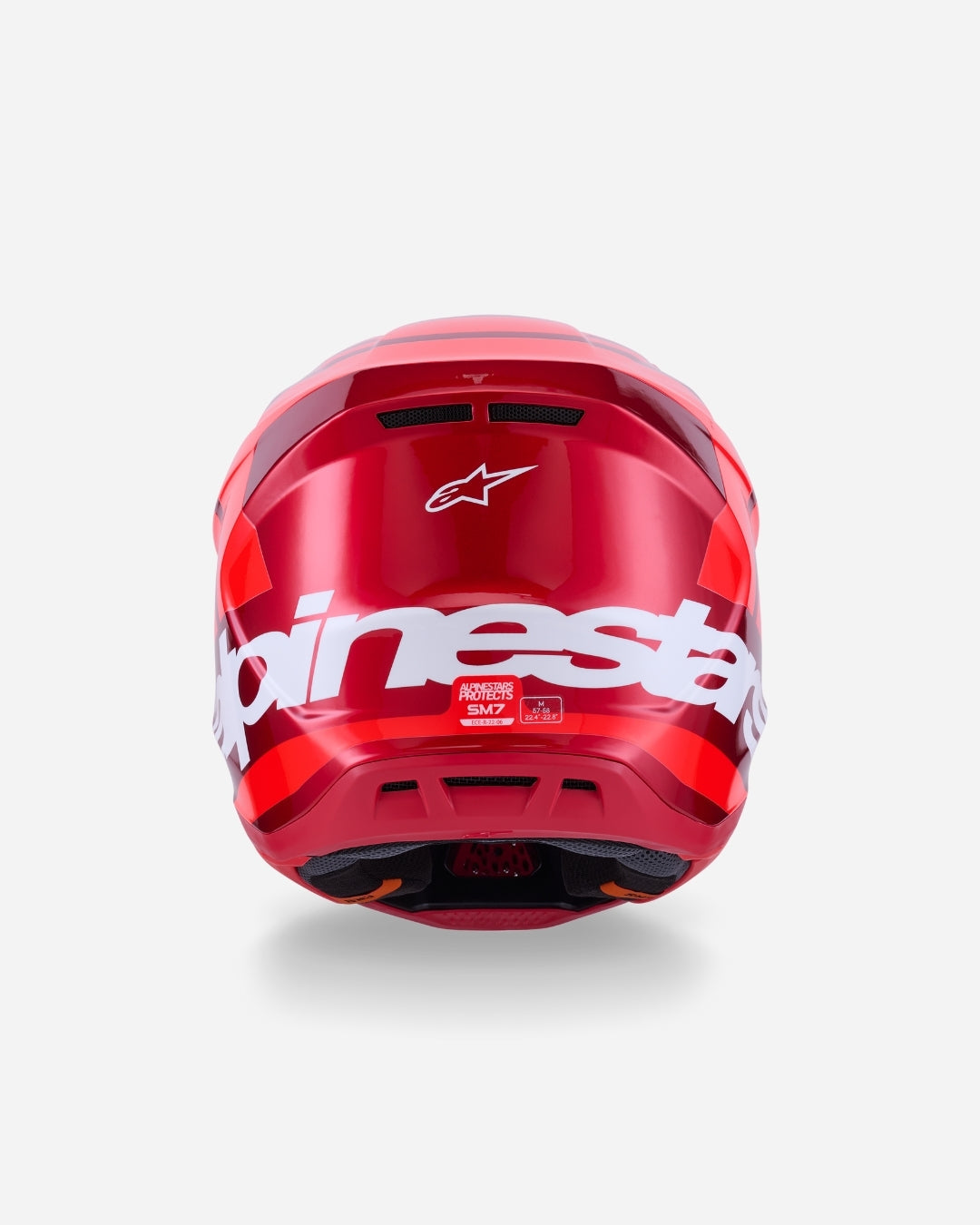 Casque Alpinestars Supertech M7 Core ece06 - Rouge Brillant