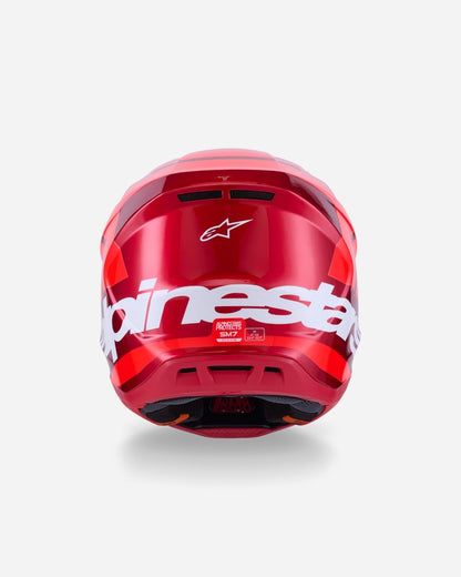 Casque Alpinestars Supertech M7 Core ece06 - Rouge Brillant