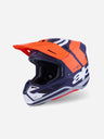 Casque Alpinestars Supertech M7 Core ece06 - Orange/Bleu Mat
