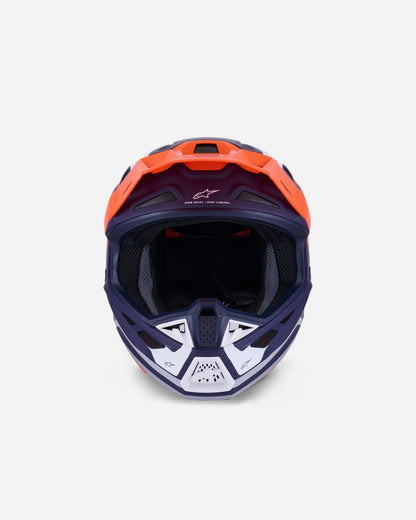 Casque Alpinestars Supertech M7 Core ece06 - Orange/Bleu Mat