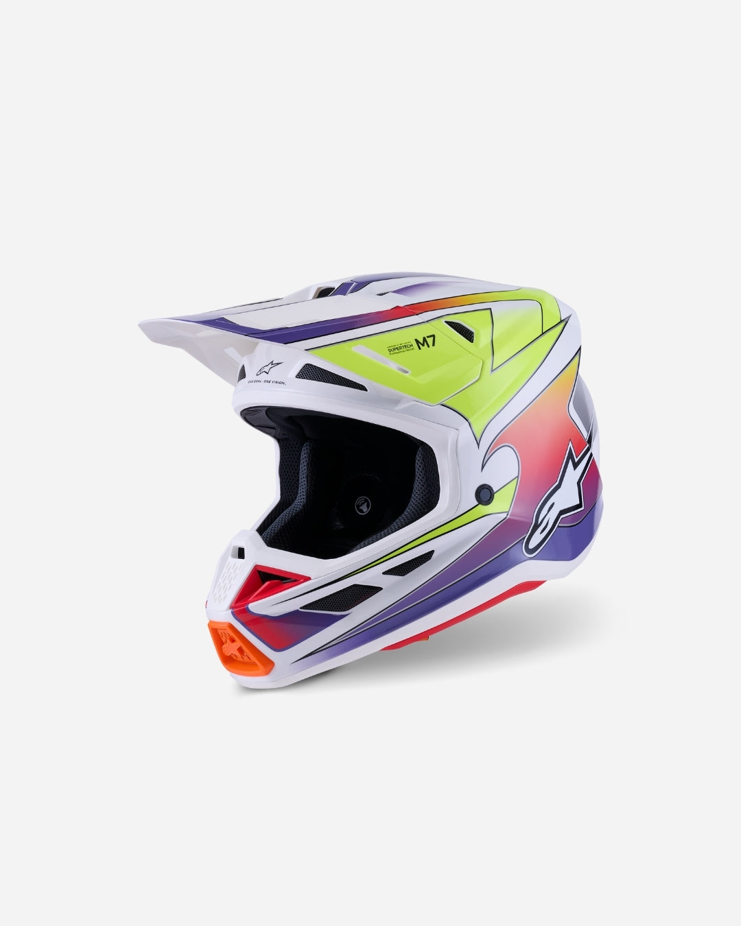 Casque Alpinestars Supertech M7 Ece06 Fuse - Blanc