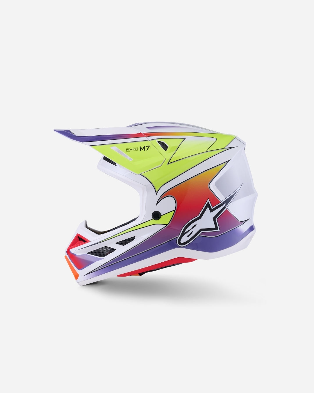 Casque Alpinestars Supertech M7 Ece06 Fuse - Blanc