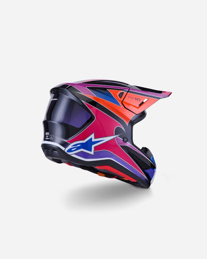 Casque Alpinestars Supertech M7 Ece06 Fuse - Bleu