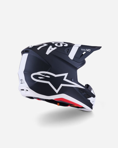 Casque Alpinestars Supertech M7 Dasher ece06 - Noir/Blanc Mat