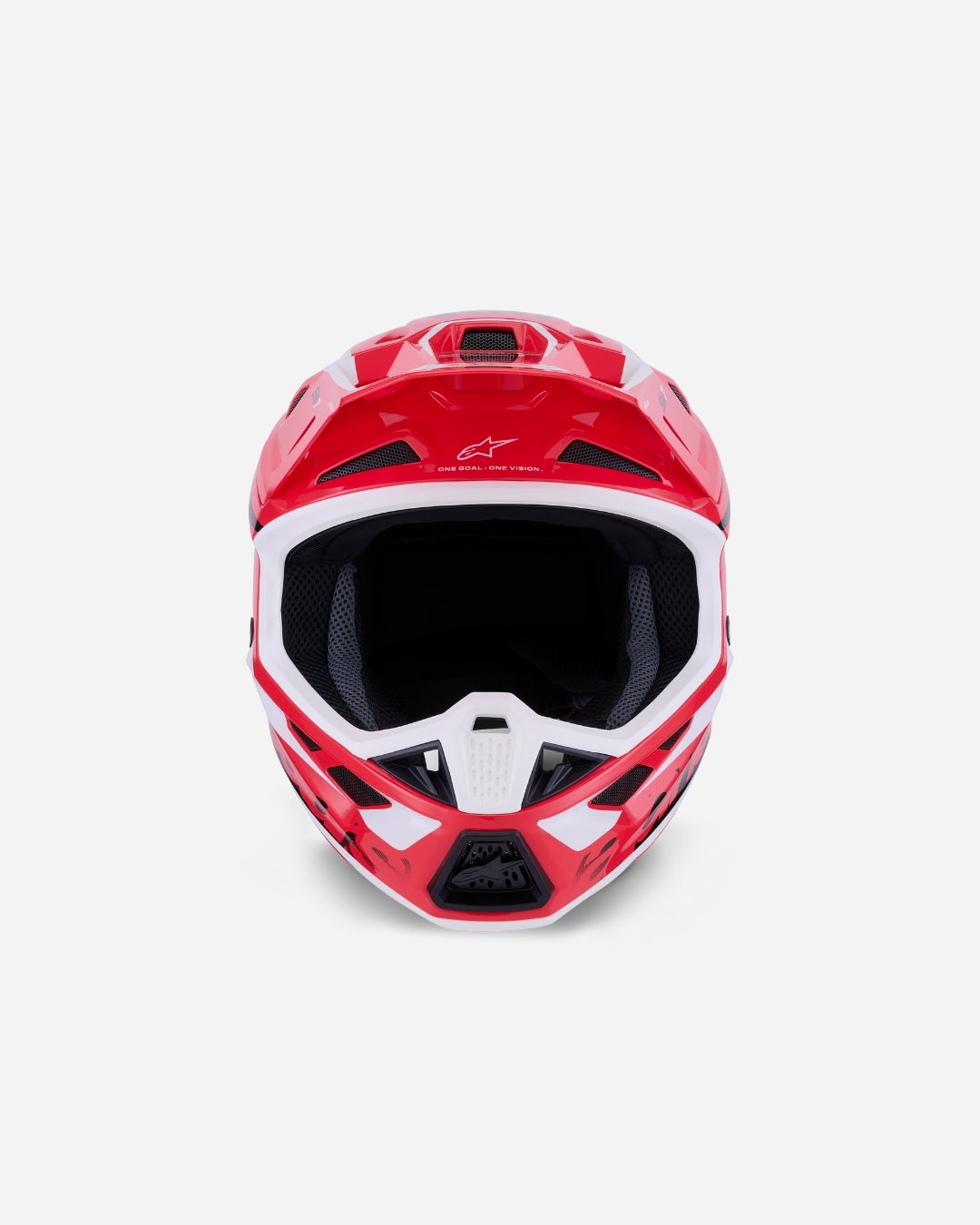 Casque Alpinestars Supertech M7 Deed ece06 - Rouge/Noir/Blanc Brillant