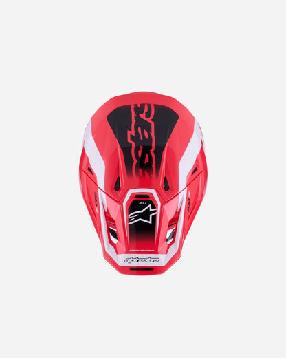 Casque Alpinestars Supertech M7 Deed ece06 - Rouge/Noir/Blanc Brillant