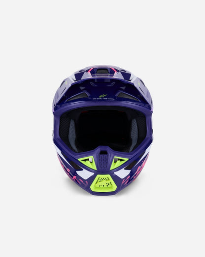 Casque Alpinestars Supertech M7 Deed ece06 - Violet/Rose Brillant