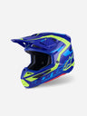 Casque Alpinestars Supertech M7 Deed ece06 - Bleu/Jaune Fluo Brillant