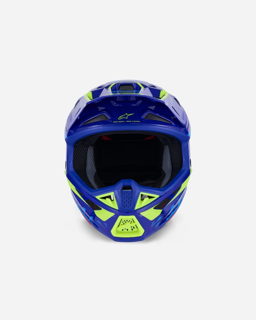 Casque Alpinestars Supertech M7 Deed ece06 - Bleu/Jaune Fluo Brillant