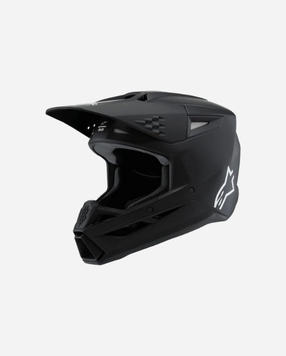 Casque enfant Alpinestars Supertech M3 Solid ece06 - Noir Mat