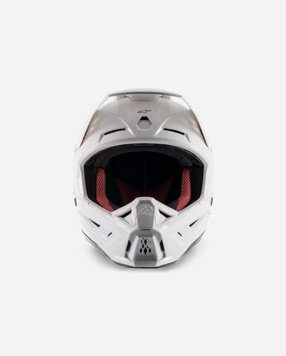 Casque Alpinestars Supertech M5 Solid ece 22.06 - Blanc Brillant
