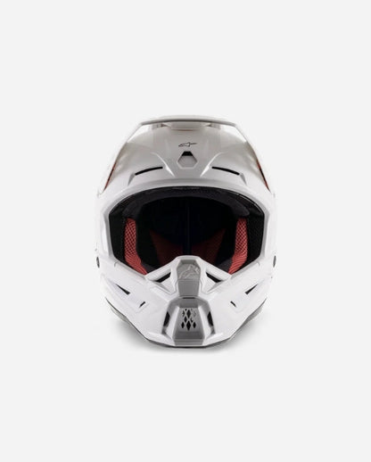 Casque Alpinestars Supertech M5 Solid ece 22.06 - Blanc Brillant