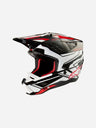 Casque Alpinestars Supertech M5 Action 2 Ece 22.06 - Noir/Blanc/Rouge vif Brillant