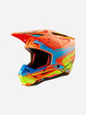 Casque Alpinestars Supertech M5 Action 2 Ece 22.06 - Orange Fluo/Cyan/Jaune Fluo Brillant