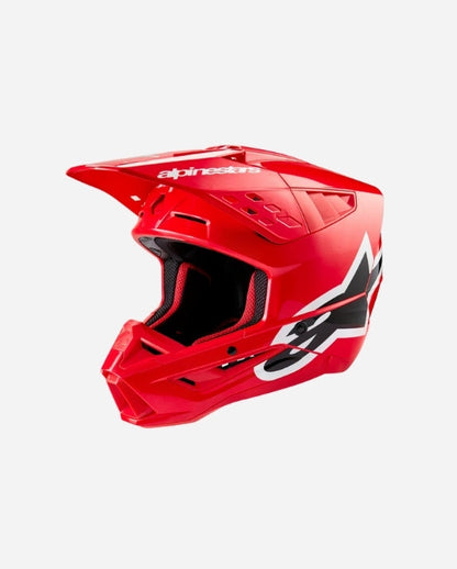Casque Alpinestars Supertech M5 Corp ece 22.06 - Rouge vif Brillant