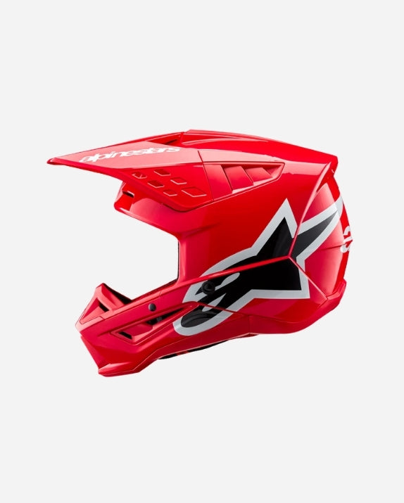 Casque Alpinestars Supertech M5 Corp ece 22.06 - Rouge vif Brillant