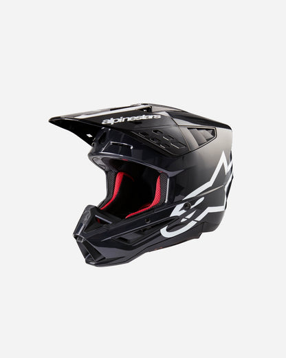 Casque Alpinestars Supertech M5 Corp ece 22.06 - Gris foncé Brillant