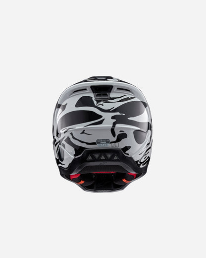 Casque Alpinestars Supertech M5 Mineral ece 22.06 - Gris froid/Gris foncé Brillant
