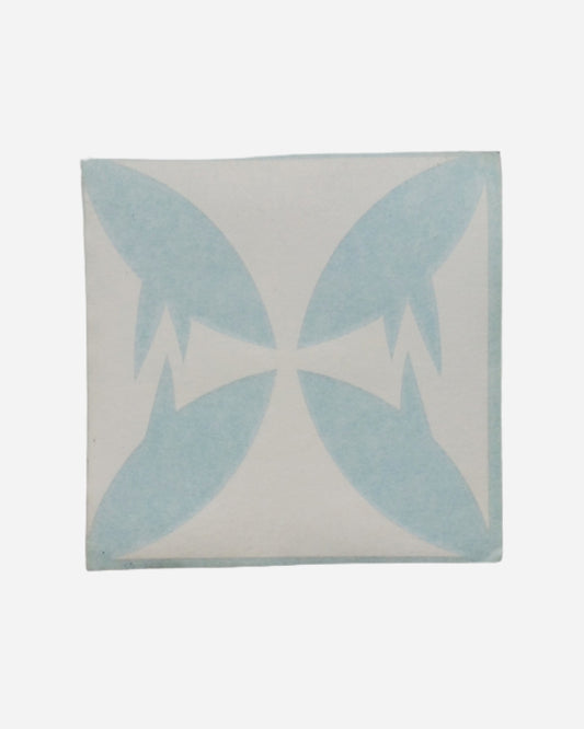 Adesivo Metal Mulisha Ironcross - Bianco