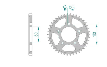 Couronne AFAM 86604 - 42 dents