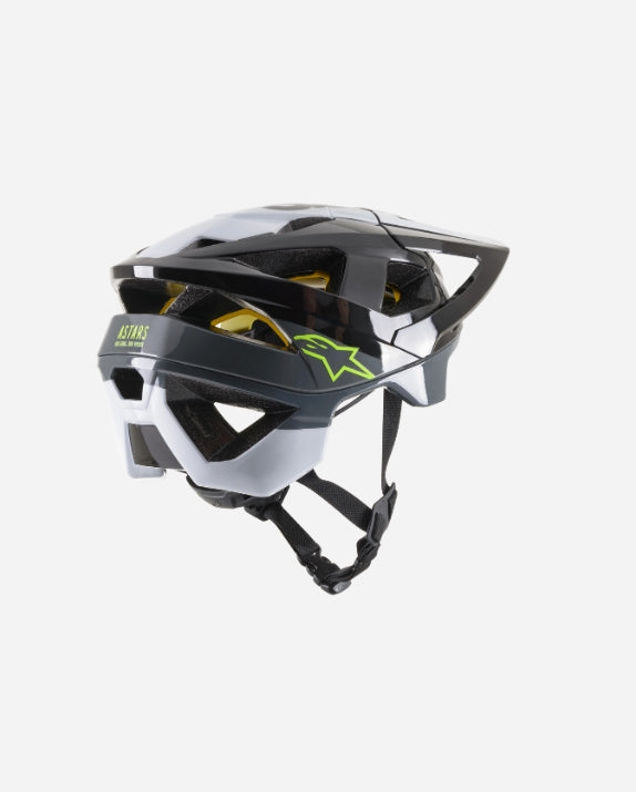 Casque Alpinestars Vector Tech Pilotce - Noir/Blanc/Gris Froid Brillant