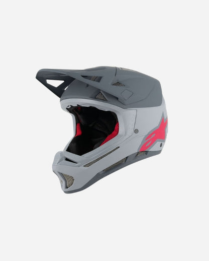 Casque Alpinestars Misile Tech Racer - Gris Clair/Gris Foncé Mat