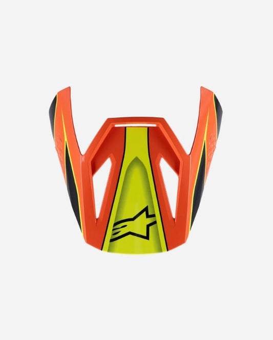 Visière enfant Alpinestars Supertech M3 Frayece06 - Noir/Orange/Jaune Fluo Brillant