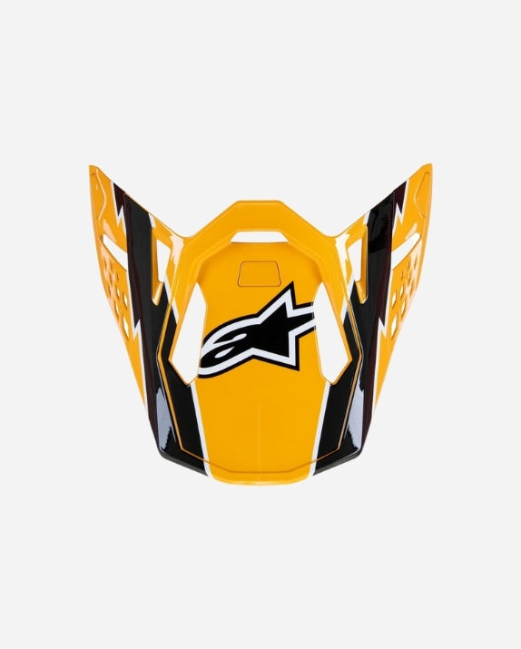 Visière Alpinestars Supertech M10 22.06 - Ampress - Noir/Jaune Brillant