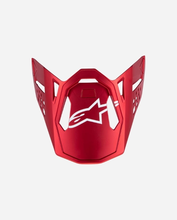 Visière Alpinestars Supertech M10 22.06 - Flood - Rouge Fluo/Rouge M&G