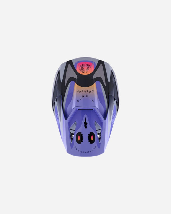 Visière enfant Alpinestars Supertech M3 Jettson ece 22.06 - Gris/Violet/Noir Brillant