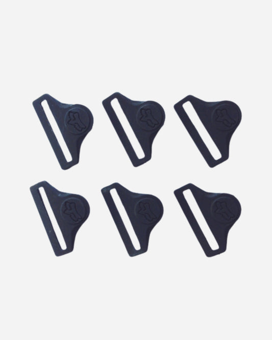 Boucles pour genouillères Fox Racing Titan Pro - Pack de 6 Noir