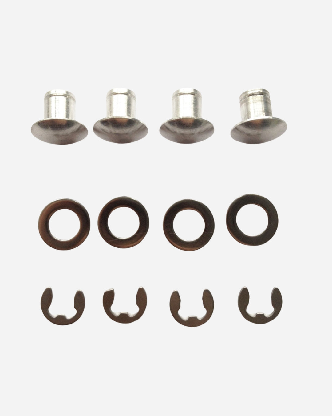 Rivets genouillères Fox Racing Titan Pro - Pack de 4 Noir