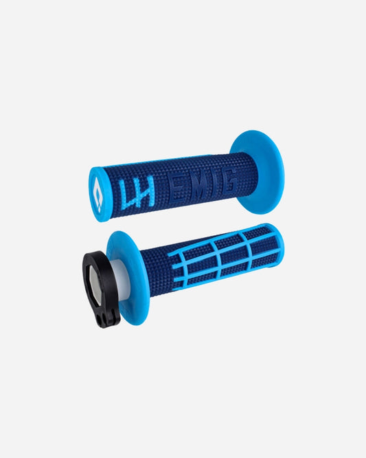 Poignées verrouillables ODI EMIG 2.0 V2 - Bleu marine/Cyan