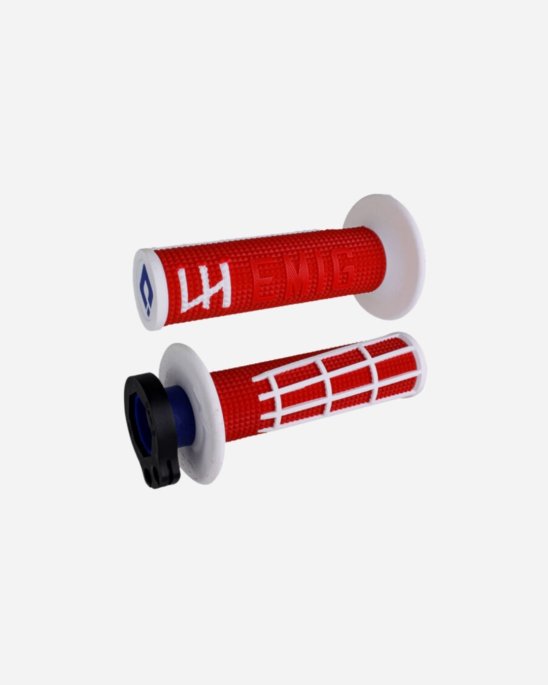 Poignées verrouillables ODI EMIG 2.0 V2 - Rouge/Blanc