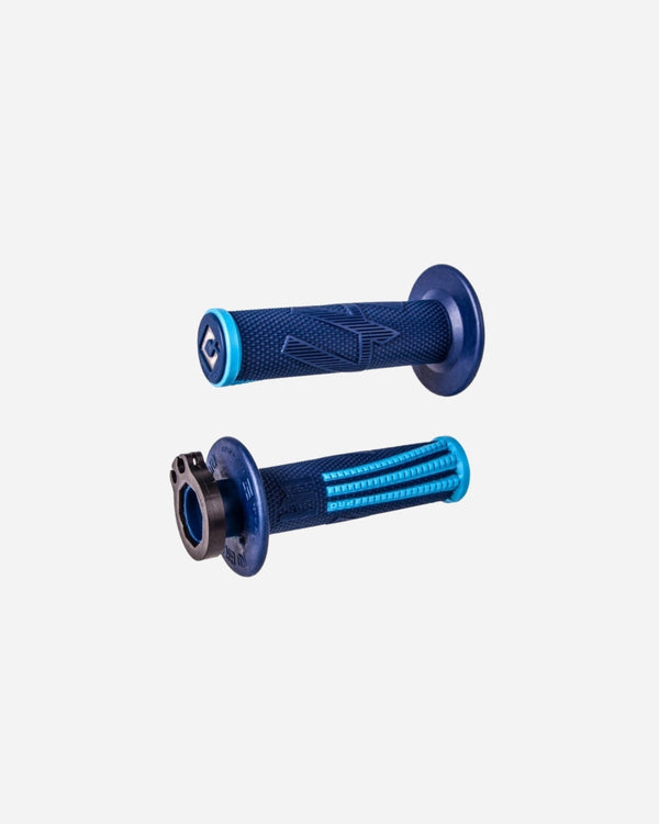 ODI EMIG Pro V2 abschließbare Griffe – Husky Blue/Cyan