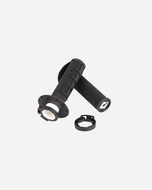 Poignées verrouillables demi-gaufre ODI V2 - Graphite