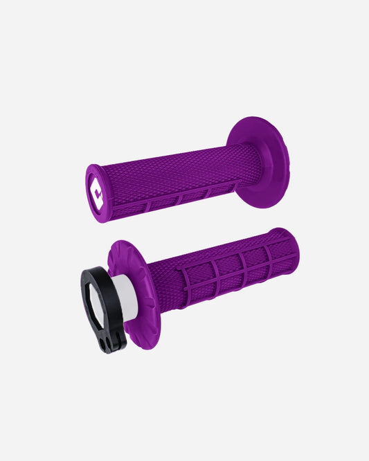 ODI V2 Halbwaffel-Griffe mit Verriegelung - Violet